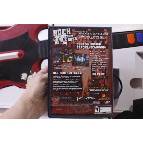 Guitar Hero, Red Octane, Wired, Game Controller, PlayStation 2, ~ 250916-WH O-6 - Picture 5 of 5